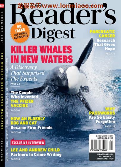 [亚洲版]Reader’s Digest 读者文摘 2021年12月刊